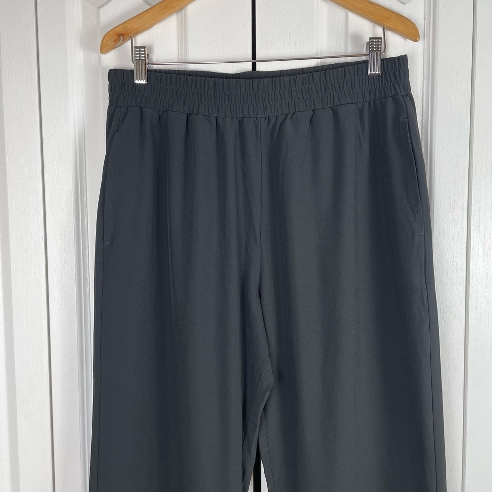 Gilly Hicks Pull on Straight Leg Pants Women’s L Black Lightweight Gorpcore Goth - Picture 2 of 13